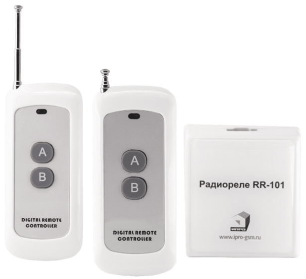 Комплект радиореле и 2 пульта 250-950м ИПРО RR-101 250-950 (421) Домофоны, панели, кнопки